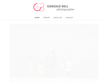 Tablet Screenshot of gonzalobell.com